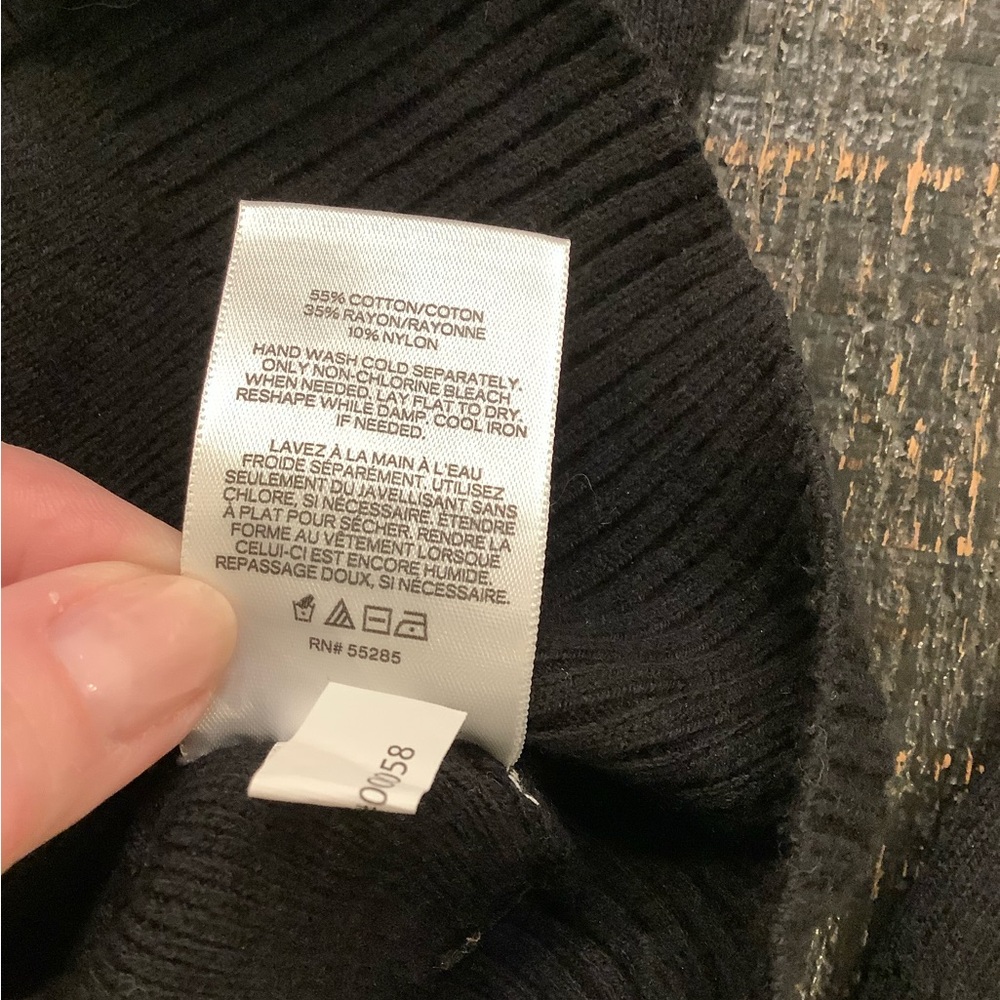 Express Black Crew Neck Sweater - Picture 4 of 5